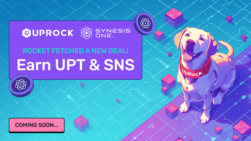 UpRock and Synesis One Partnership Promo
